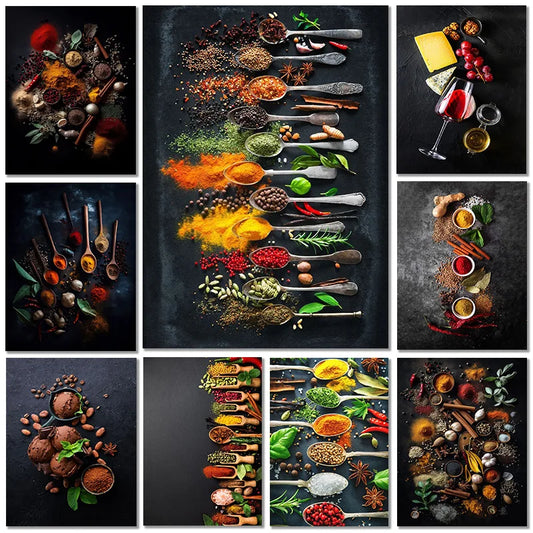 tableau de cuisine, culinaire parfait pour décorer votre maison